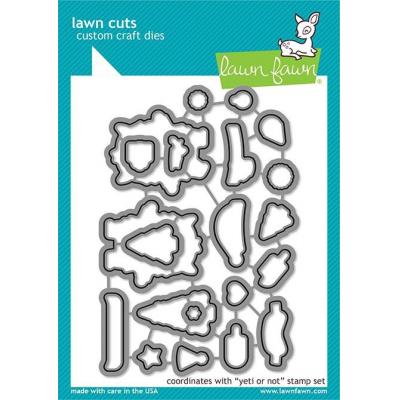 Lawn Fawn Outline Stanzschablonen - Yeti Or Not